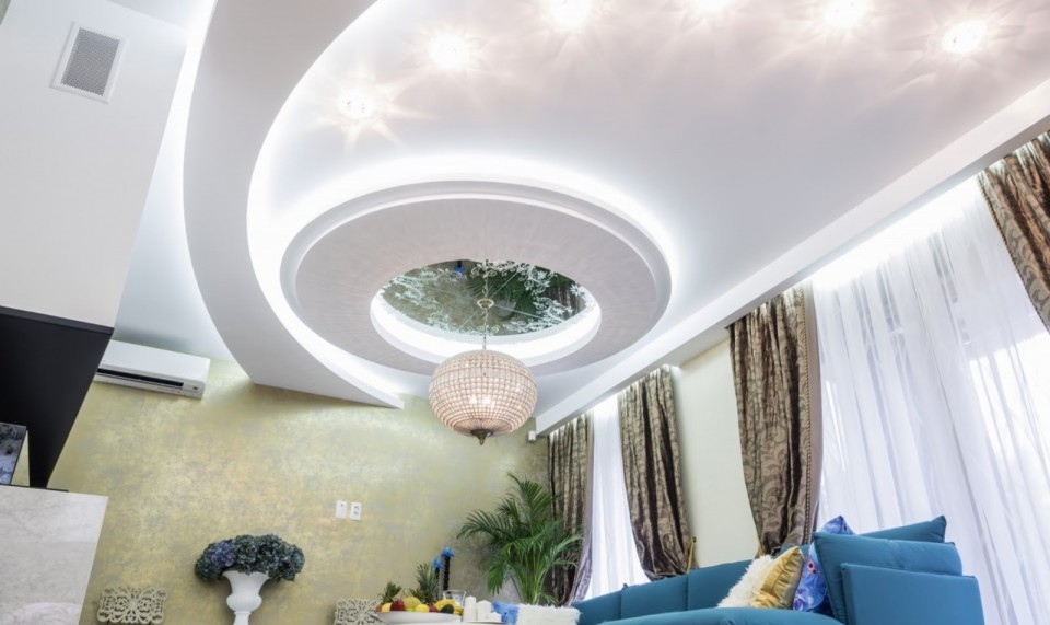Заказать дизайнерский потолок в г. Козьмодемьянск